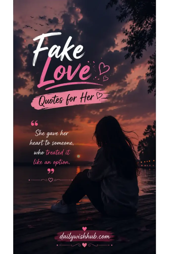 Fake quote love for her