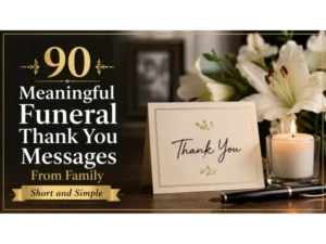 Funeral Thank You Messages From Family