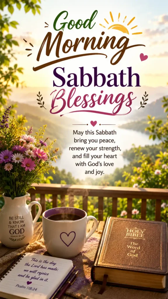 Good Morning Sabbath Blessings