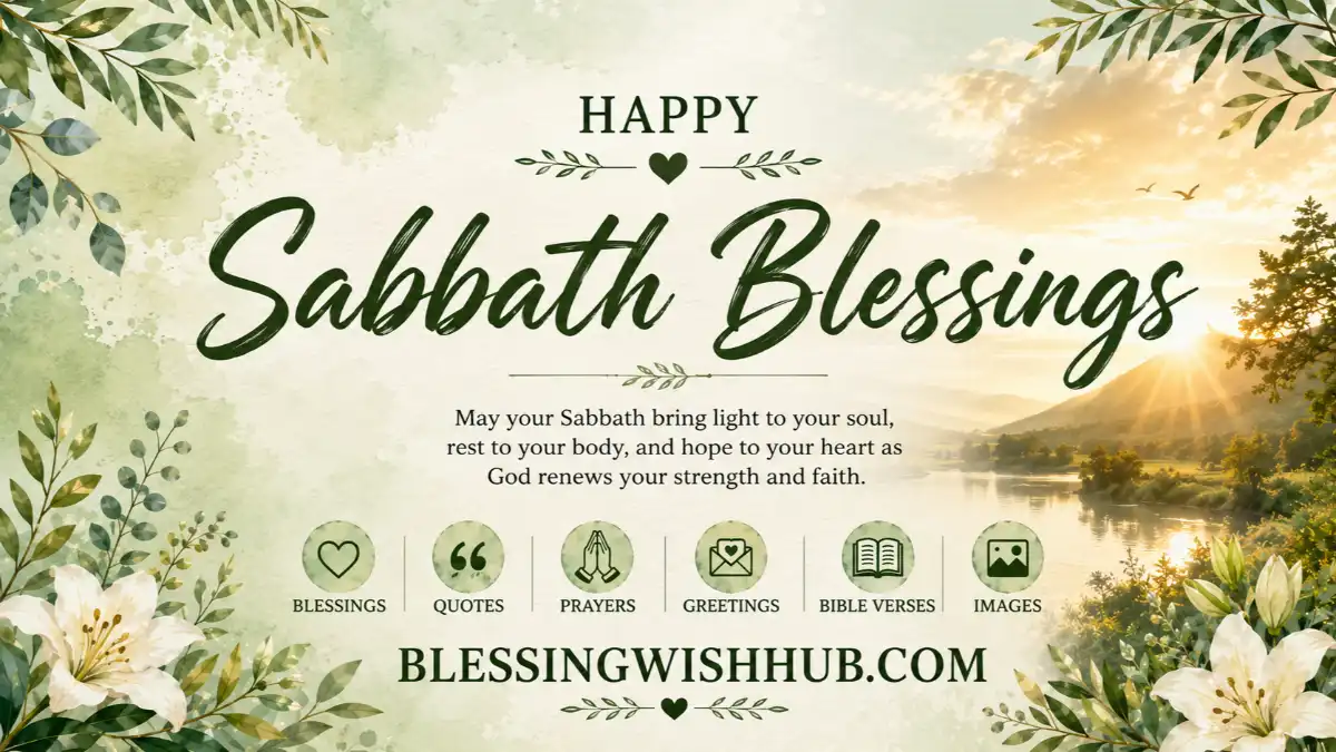 Happy Sabbath blessings