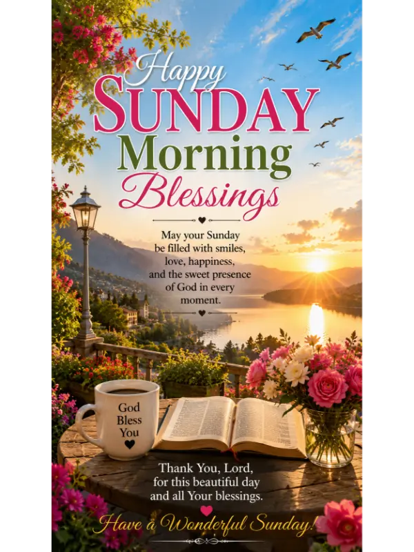Happy Sunday Morning Blessings