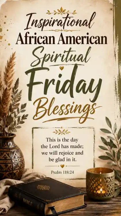 Inspirational African American Spiritual Friday Blessings