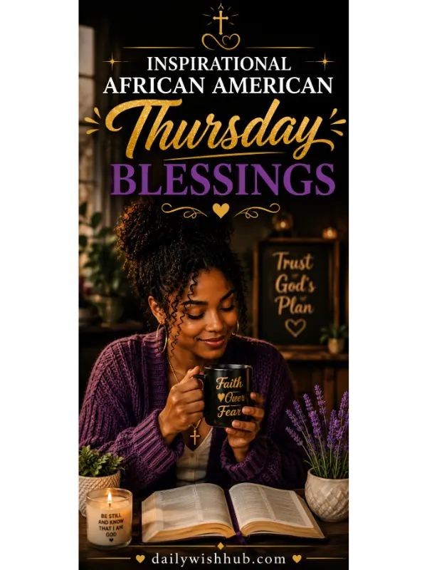 Inspirational African American Thursday Blessings