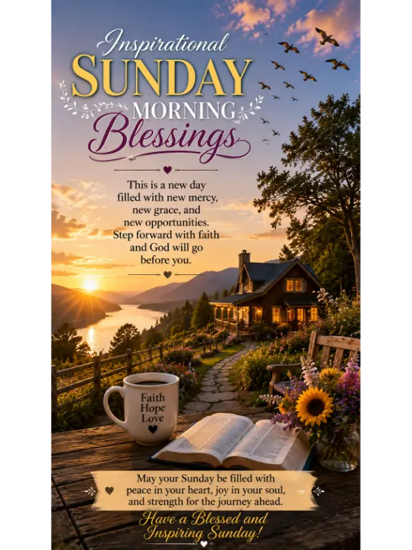 Inspirational Sunday Morning Blessings