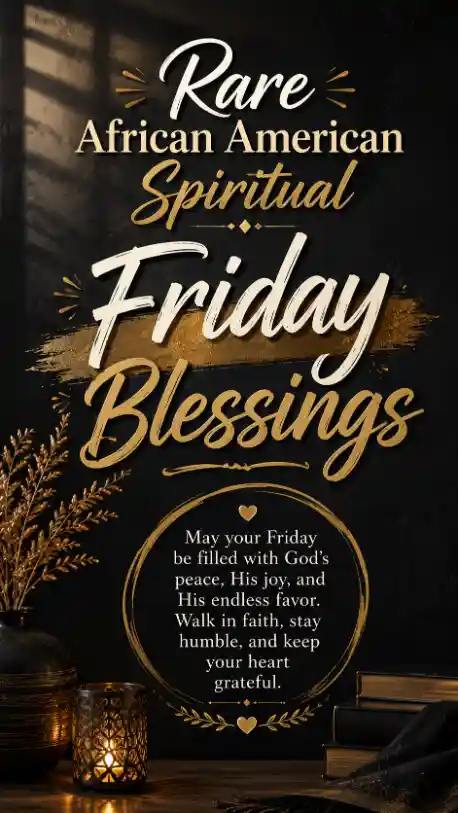 Rare African American Spiritual Friday Blessings
