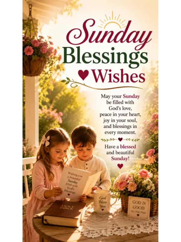 Sunday Blessings Wishes