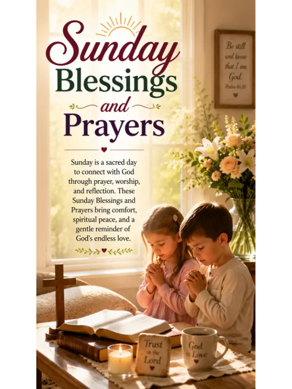 Sunday Blessings and Prayers