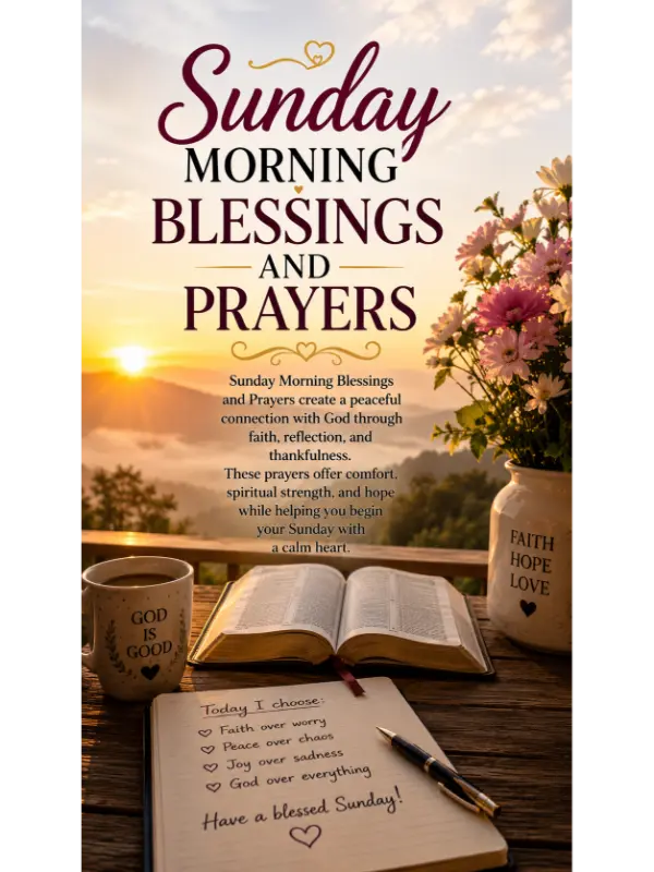 Sunday Morning Blessings and Prayers