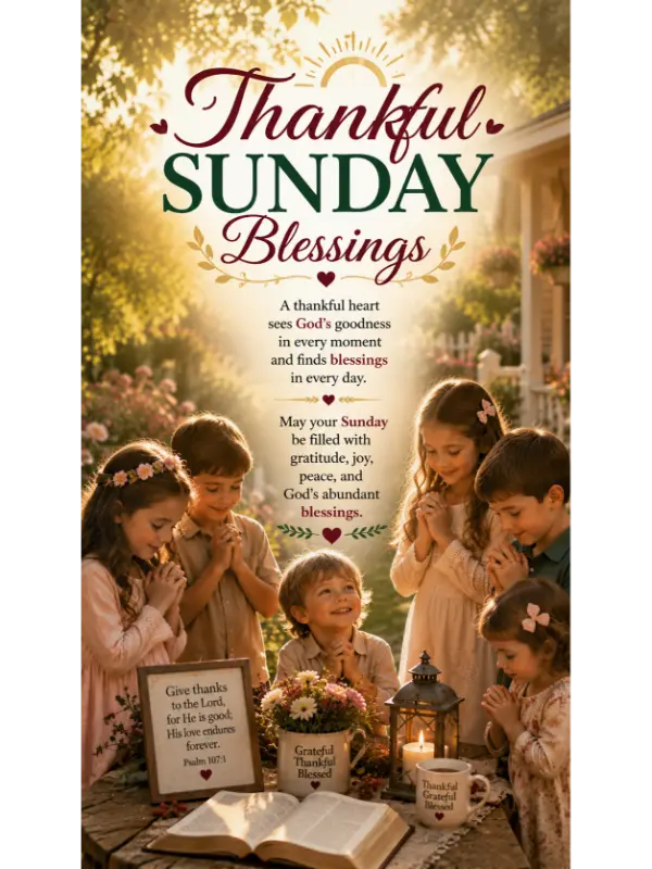 Thankful Sunday Blessings