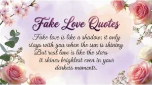 fake love quotes