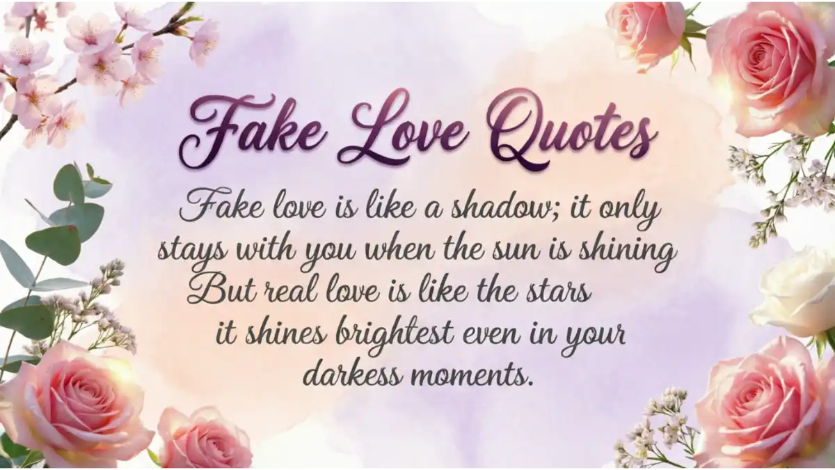fake love quotes