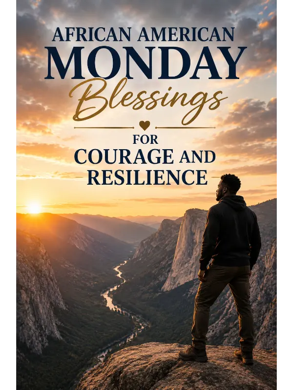 African American Monday Blessings for Courage and Resilience