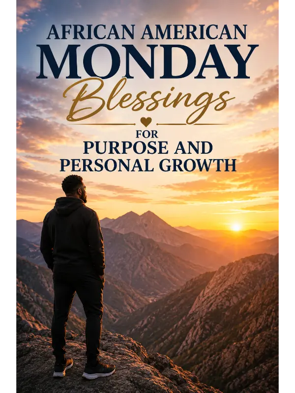 African American Monday Blessings for Purpose and Personal Growth