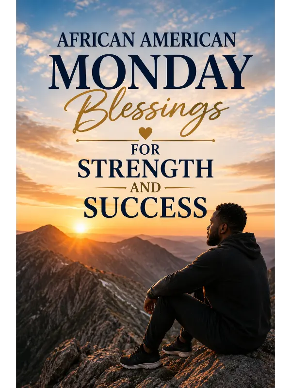 African American Monday Blessings for Strength and Success