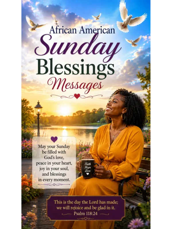 African American Sunday Blessings Messages