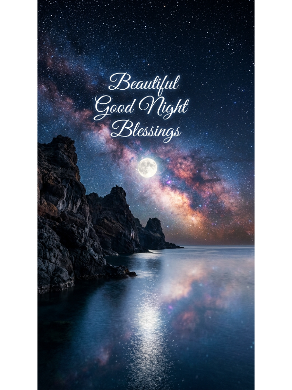 Beautiful Good Night Blessings Images
