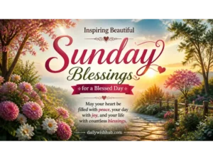 Beautiful Sunday Blessings Images