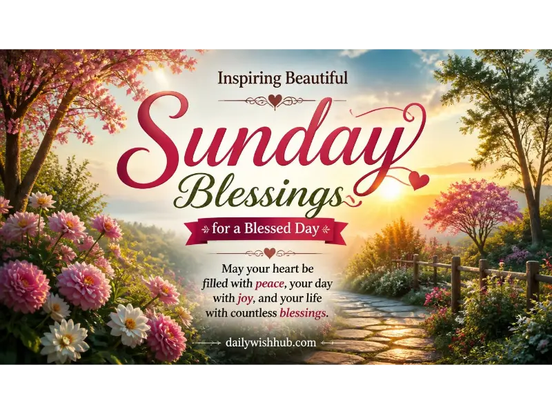Beautiful Sunday Blessings Images
