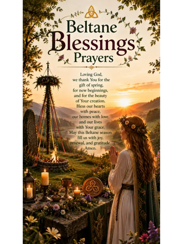 Beltane Blessings Prayers