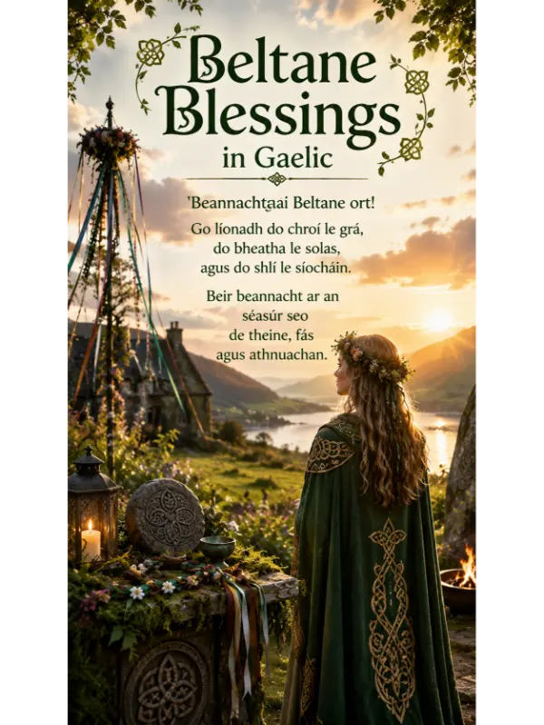 Beltane Blessings in Gaelic