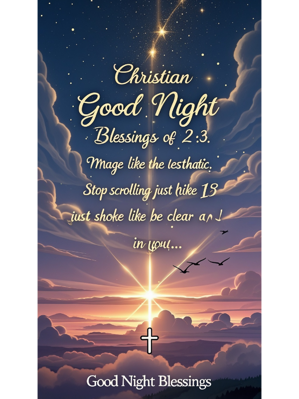 Christian Good Night Blessings