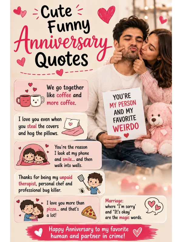 Cute Funny Anniversary Quotes