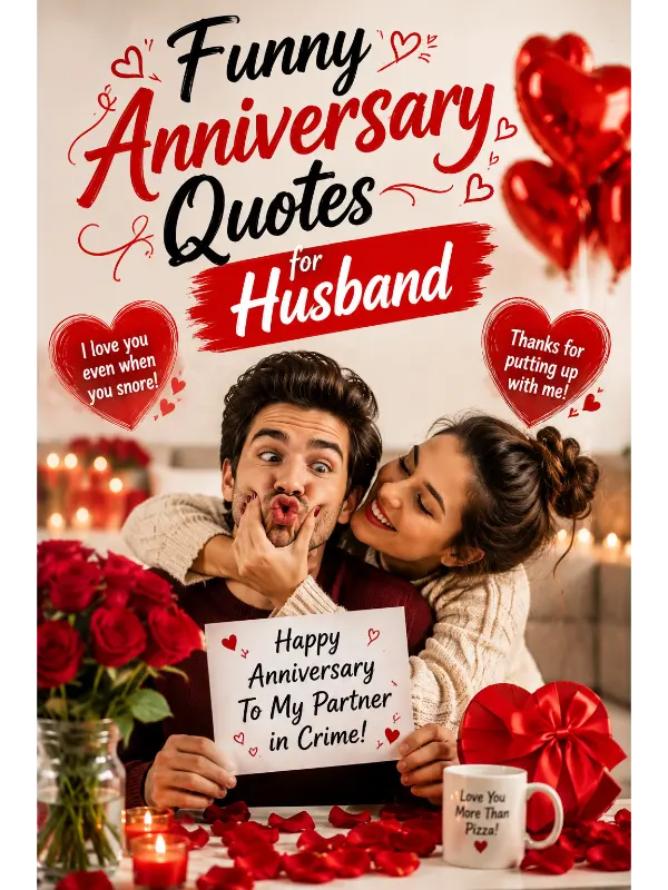 Funny Anniversary Quotes for Husband