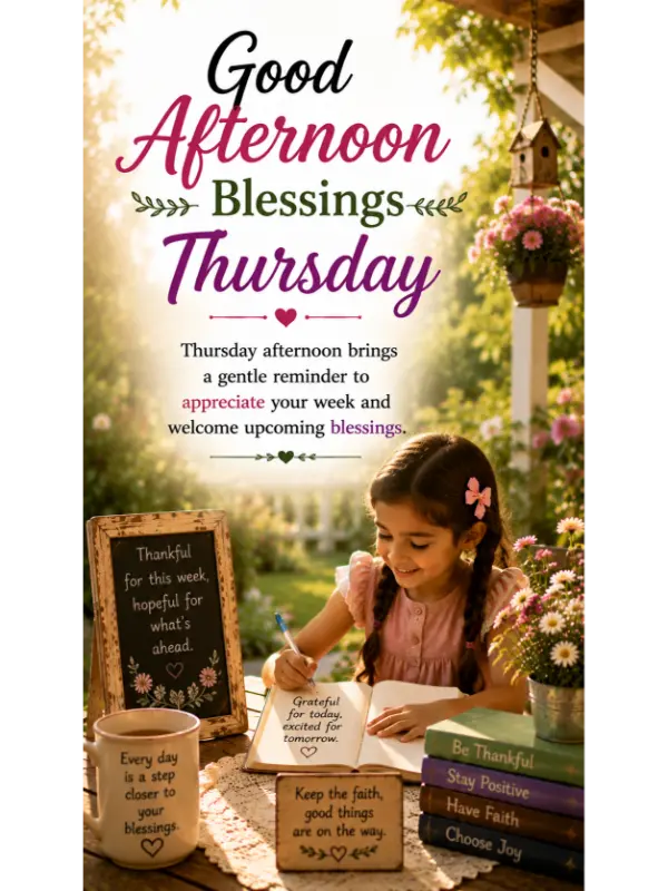 Good Afternoon Blessings Thursday