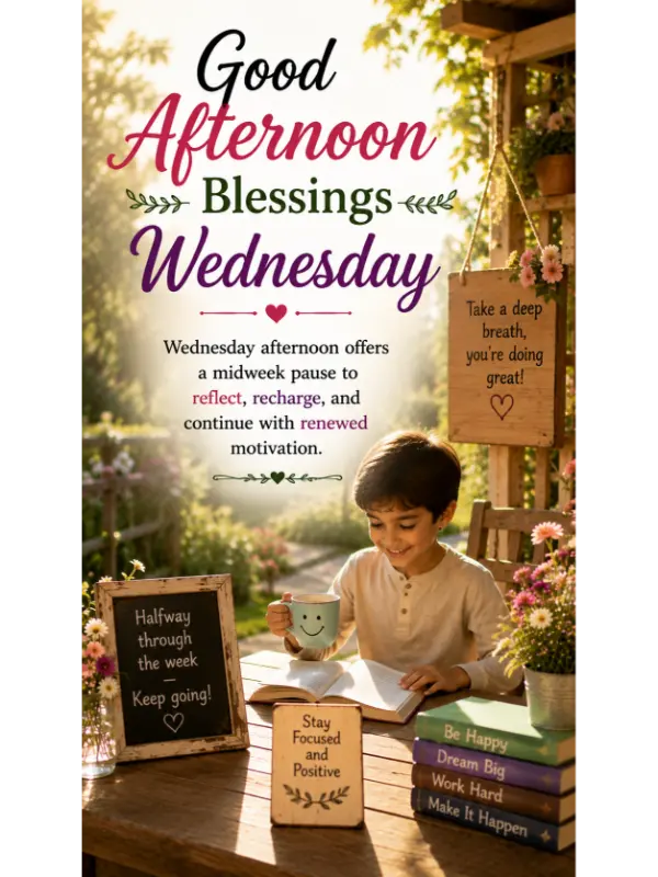 Good Afternoon Blessings Wednesday