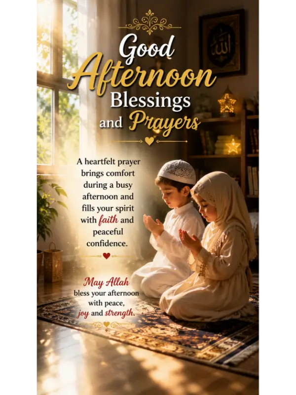 Good Afternoon Blessings and Prayers