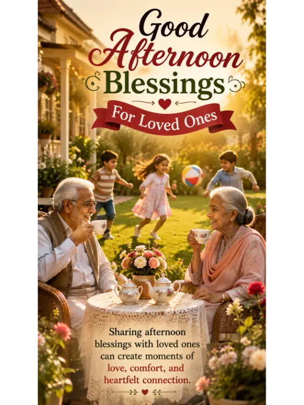 Good Afternoon Blessings for Loved Ones