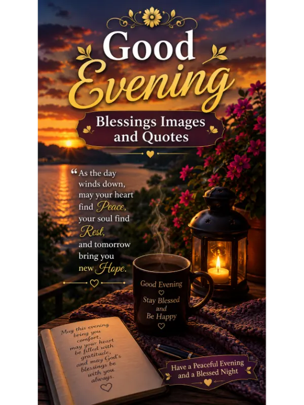 Good Evening Blessings Images and Quotes