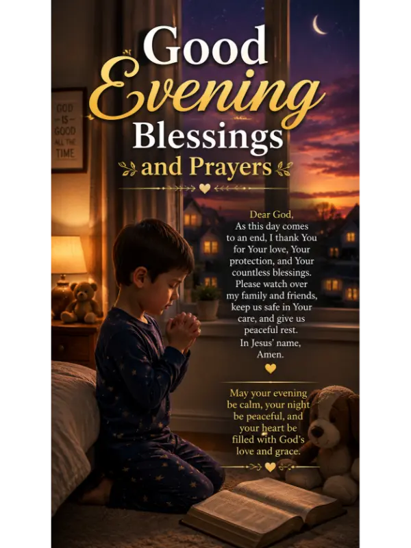 Good Evening Blessings and Prayers
