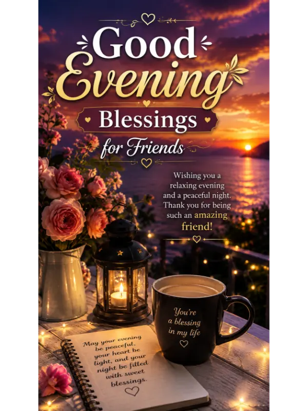 Good Evening Blessings for Friends