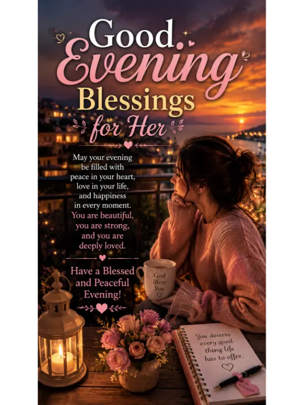 Good Evening Blessings for Her