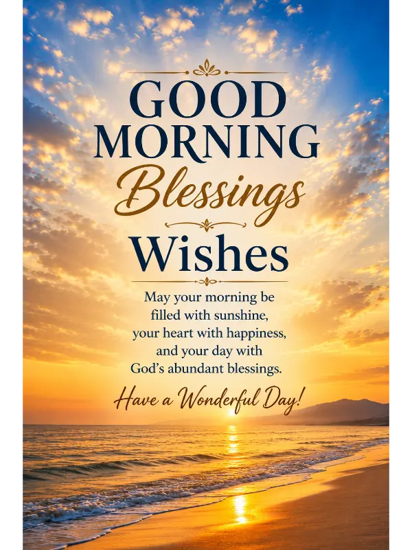 Good Morning Blessings Wishes