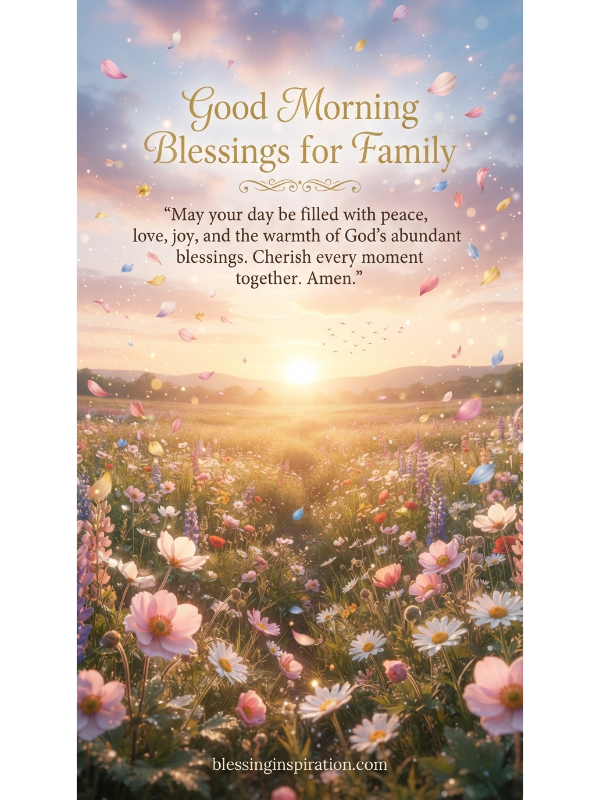 Good Morning Blessings for Family