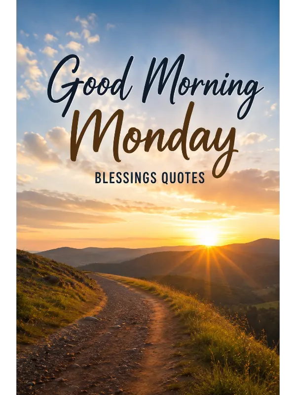 Good Morning Monday Blessings Quotes