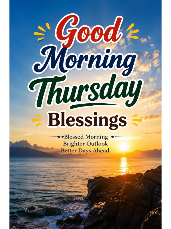 Good Morning Thursday Blessings Images