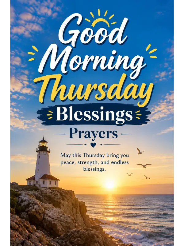 Good Morning Thursday Blessings Prayers