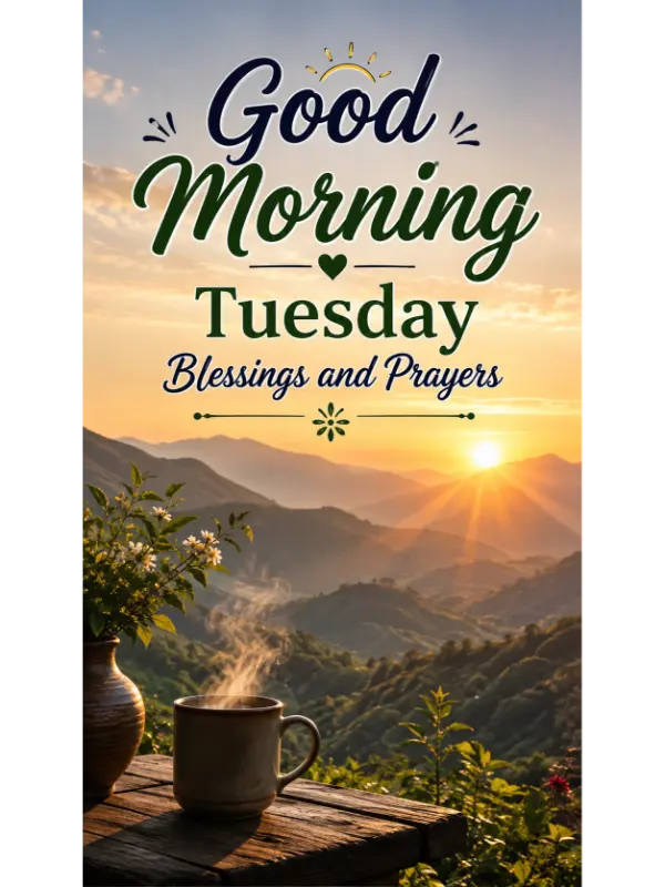 Good Morning Tuesday Blessings and Prayers
