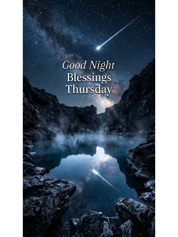 Good Night Blessings Thursday