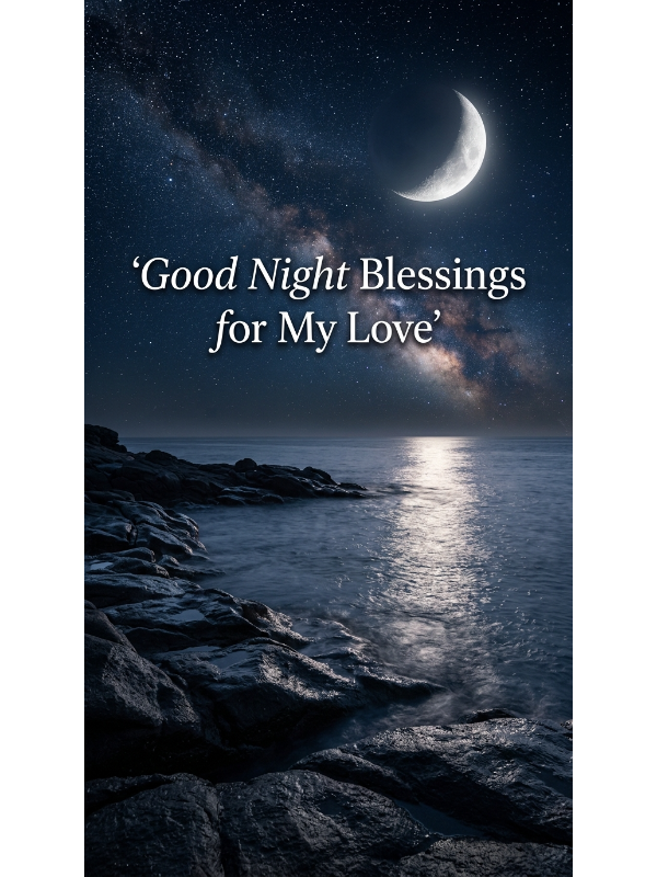 Good Night Blessings for My Love
