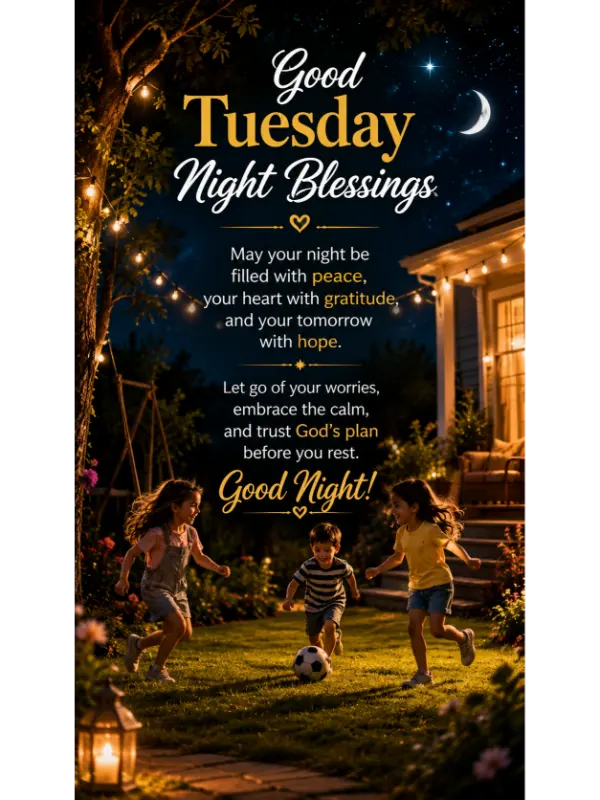Good Tuesday Night Blessings