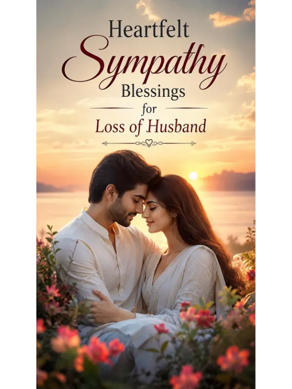 Heartfelt Sympathy Blessings for Loss of Husband g