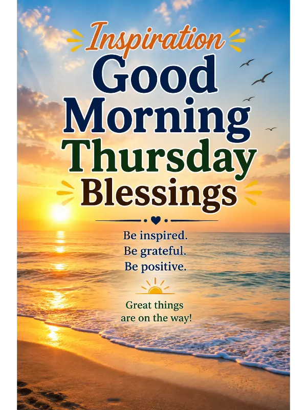 Inspiration Good Morning Thursday Blessings