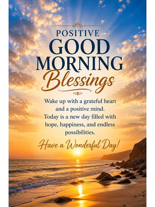 Positive Good Morning Blessings