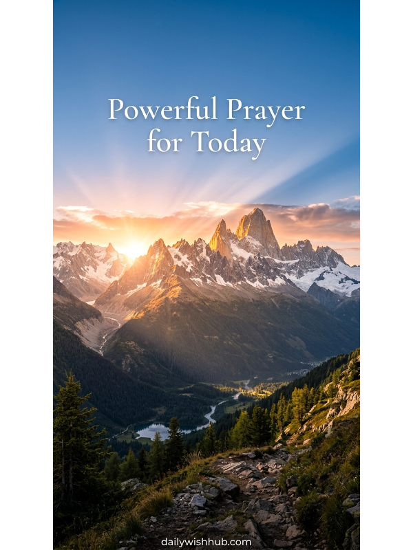 Powerful Prayer for Today
