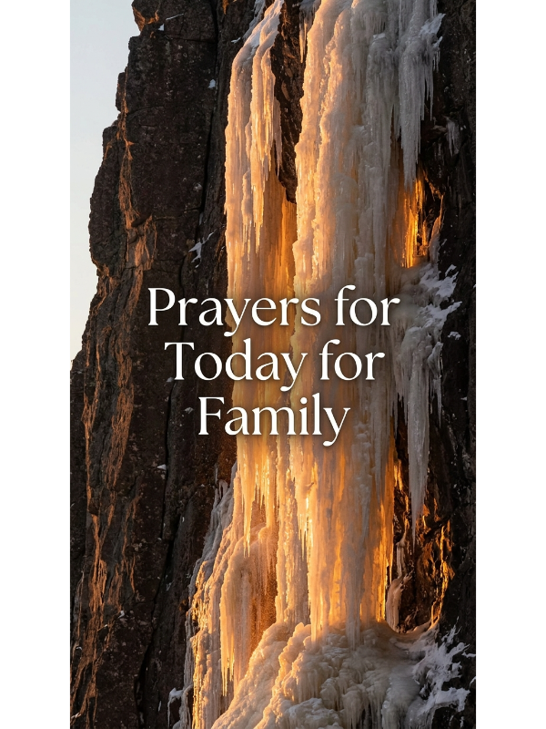 Prayers for Today for Family
