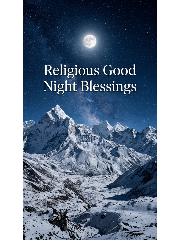 Religious Good Night Blessings
